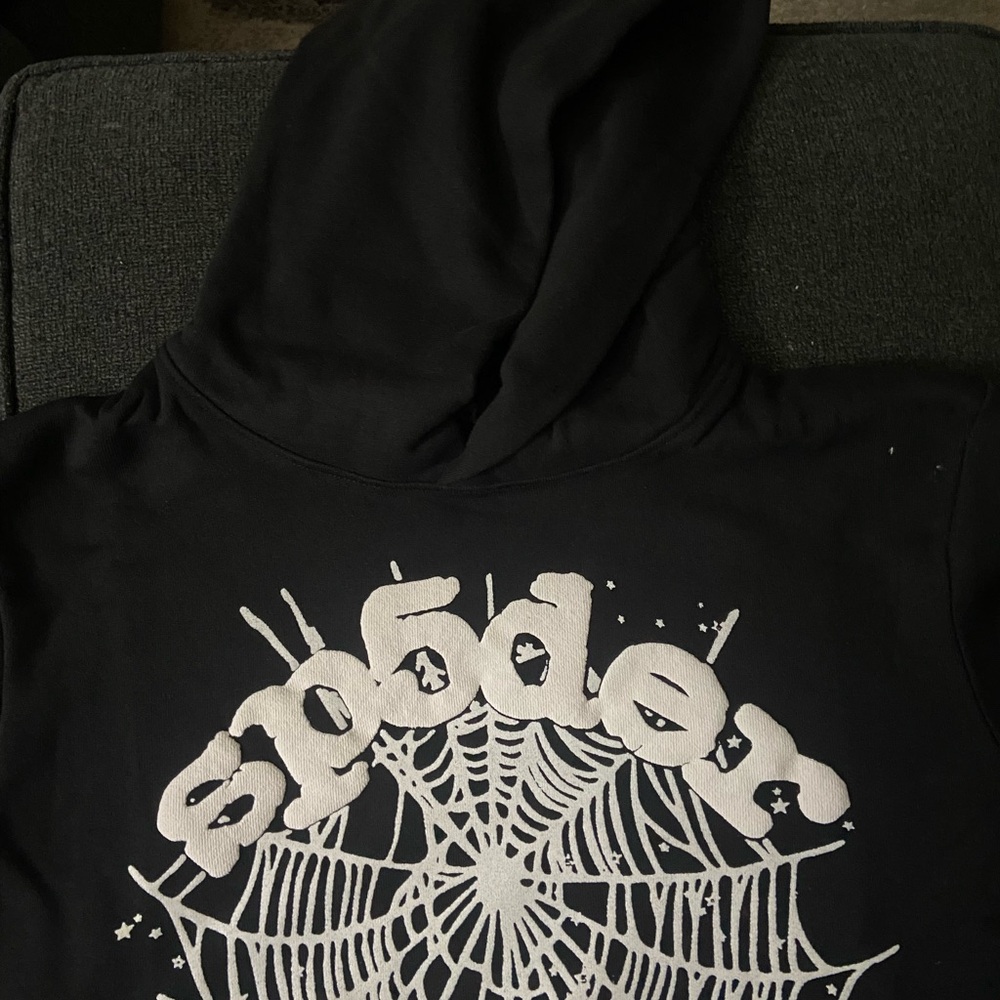 Sp5der OG Web Hoodie Sweatshirt Black | Spider Worldwide
